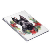 スコティッシュテリアクリスマスリースフェスティバルカップ ノートブック (右側)