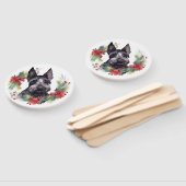 スコティッシュテリアクリスマスリースフェスティバルカップ ハンドファン (組立なし)