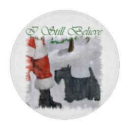 スコティッシュテリアクリスマス カッティングボード