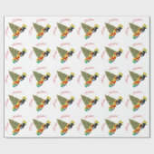 スコティッシュテリアクリスマス ラッピングペーパー (フラット)