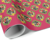 スコティッシュテリアクリスマス ラッピングペーパー (ロールコーナー)
