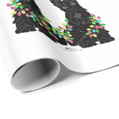 スコティッシュテリアクリスマス ラッピングペーパー (ロールコーナー)