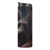 スコティッシュテリアサンタクロースフェスティバルクリスマス タンブラー (回転右)