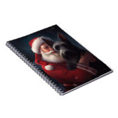 スコティッシュテリアサンタクロースフェスティバルクリスマス ノートブック (右側)