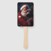 スコティッシュテリアサンタクロースフェスティバルクリスマス ハンドファン (裏面)