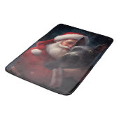 スコティッシュテリアサンタクロースフェスティバルクリスマス バスマット (アングル)