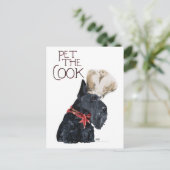 スコティッシュテリアシェフ ポストカード (スタンド正面)