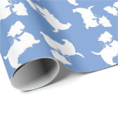 スコティッシュテリアスコティドプピースコティ ラッピングペーパー (ロールコーナー)