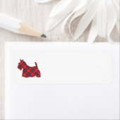 スコティッシュテリアスチュワートタータンチェック ラベル (インサイチュ)