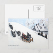 スコティッシュテリアズスレディング ポストカード (正面/裏面)