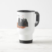 スコティッシュテリアズハロウィーン トラベルマグ (正面右)