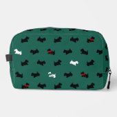 スコティッシュテリアトイレタリー化粧品バッグ ドップキット (正面)