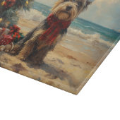 スコティッシュテリアドッグクリスマスヴィンテージビーチ カッティングボード (角)