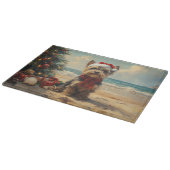 スコティッシュテリアドッグクリスマスヴィンテージビーチ カッティングボード (角)