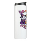 スコティッシュテリアハロウィンサンクスギビングクリスマス タンブラー (回転左)