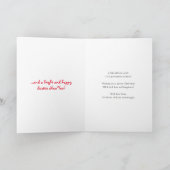 スコティッシュテリアバグパイプカスタムズのクリスマスカード シーズンカード (内部)