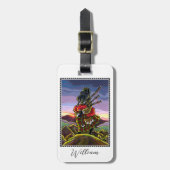 スコティッシュテリアバグパイプキルドッグカスタム ラゲッジタグ (正面縦)