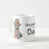 スコティッシュテリアパパコーヒーマグ コーヒーマグカップ (正面左)