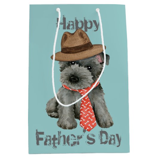 スコティッシュテリアパパ中抱き枕 ミディアムペーパーバッグ (正面)