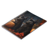 スコティッシュテリアパピーオータムデライトカボチャ ノートブック (左側)