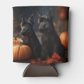 スコティッシュテリアパピーオータムデライトカボチャ 缶クーラー (正面)