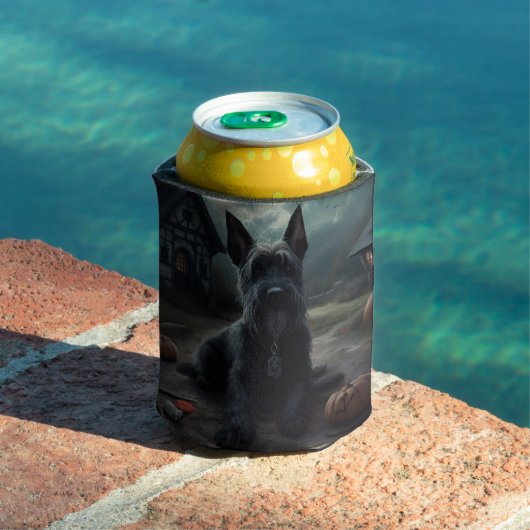 スコティッシュテリアパンプキンスハロウィーン怖い 缶クーラー (インサイチュ プール)