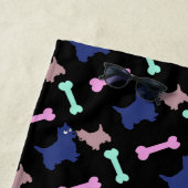 スコティッシュテリアパーソナライズされたビーチT ビーチタオル (インサイチュ)