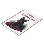 スコティッシュテリアパーソナライズされた犬 ノートブック (左側)