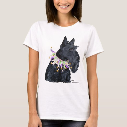 スコティッシュテリアパーティーアニマル Tシャツ (正面)