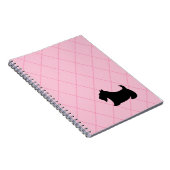 スコティッシュテリアピンクノート ノートブック (右側)