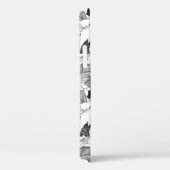 スコティッシュテリアブラックトイルw/名前をカスタムする Case-Mate iPhoneケース (裏面 / 右)