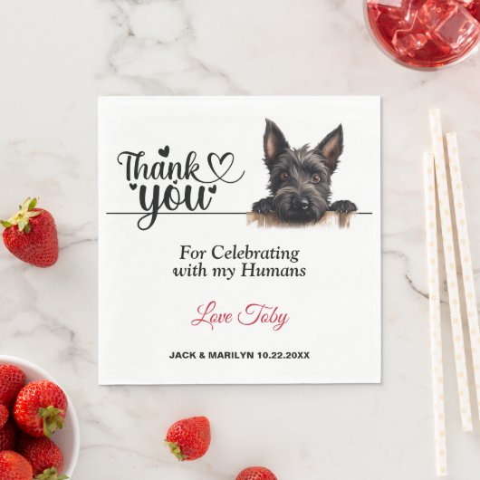 スコティッシュテリアペーパーナプキン スタンダードランチョンナプキン (インサイチュ)