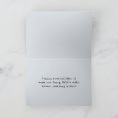 スコティッシュテリアホリデーカード シーズンカード (内部)