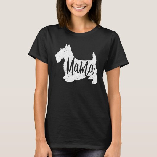 スコティッシュテリアママザーシアリハムアイディア Tシャツ (正面)