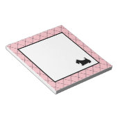 スコティッシュテリアメモ帳 ノートパッド (アングル)