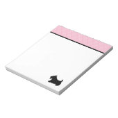 スコティッシュテリアメモ帳 ノートパッド (回転)