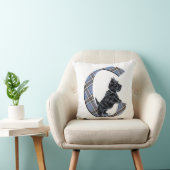 スコティッシュテリアモノグラムC枕 クッション (椅子)