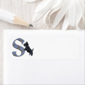 スコティッシュテリアモノグラムS ラベル (インサイチュ)