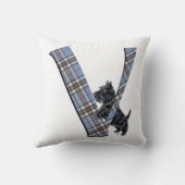 スコティッシュテリアモノグラムV枕 クッション (裏面)