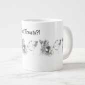 スコティッシュテリアラブラドールフレンズインクスケッチ ジャンボコーヒーマグカップ (正面右)