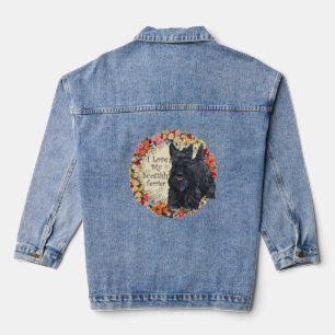 スコティッシュテリアラブ デニムジャケット