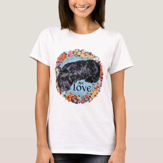 スコティッシュテリアラブ Tシャツ (正面)