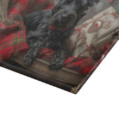 スコティッシュテリアードッグクリスマスフェスティバル カッティングボード (角)