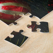 スコティッシュテリアードッグクリスマスフェスティバル ジグソーパズル (側面)