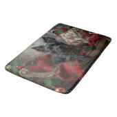 スコティッシュテリアードッグクリスマスフェスティバル バスマット (アングル)