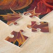 スコティッシュテリアードッグ秋の収穫感謝祭 ジグソーパズル (側面)