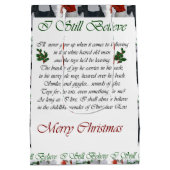 スコティッシュテリア信じークリスマス ミディアムペーパーバッグ (裏面)