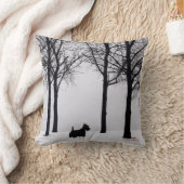 スコティッシュテリア冬枕 クッション (ブランケット)