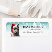 スコティッシュテリア差出人住所ラベル ラベル (インサイチュ)