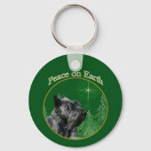 スコティッシュテリア平和 キーホルダー (裏面)